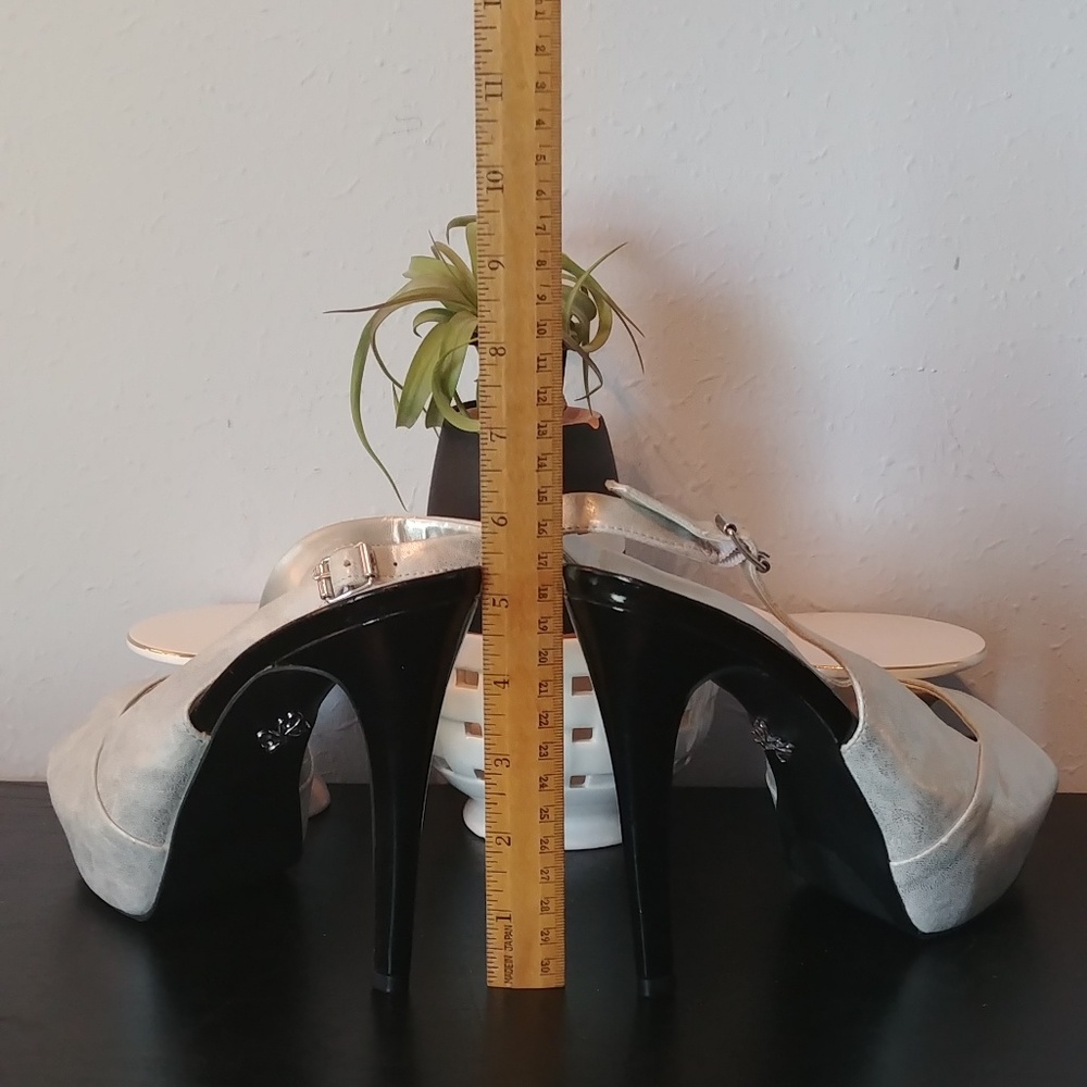 Simply Vera Vera Wang Heels Stiletto Platform 9M - Picture 6 of 8